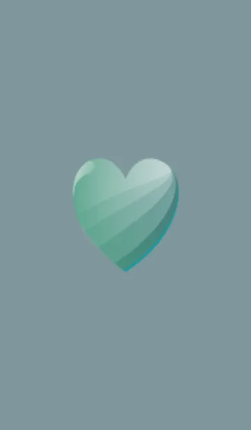 [LINE着せ替え] simple gradient heart 15の画像1