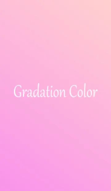[LINE着せ替え] Gradation Color *Pink 8*の画像1