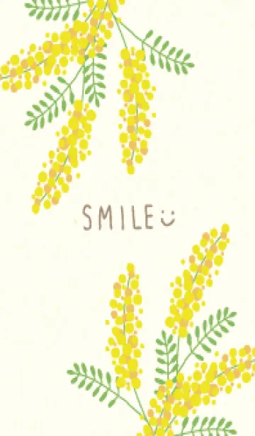 [LINE着せ替え] ミモザ シンプル21の画像1