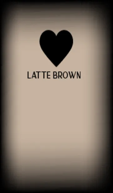 [LINE着せ替え] Black & Latte Brown Theme V5 (JP)の画像1