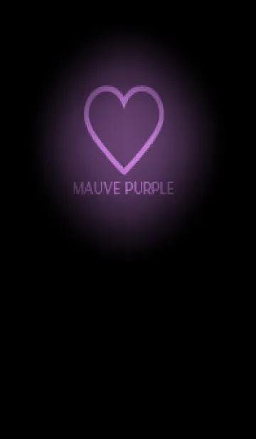 [LINE着せ替え] Mauve Purple  Neon Theme V5 (JP)の画像1