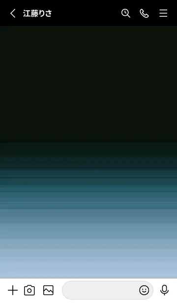 [LINE着せ替え] シンプル ダーク アイコン 185の画像2