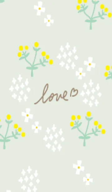 [LINE着せ替え] かわいい黄色い丸い花26の画像1