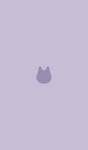 [LINE着せ替え] purple♡シンプルな子猫01_1の画像1