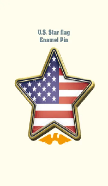 [LINE着せ替え] U.S. Star flag Enamel Pin 64の画像1