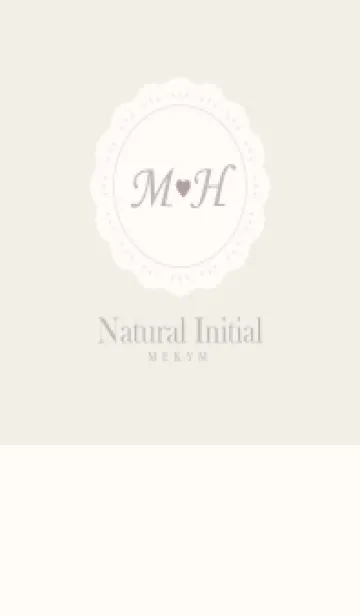 INITIAL-NATURAL M&HのLINE着せ替え