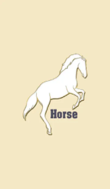 [LINE着せ替え] Enamel Pin horse 4の画像1