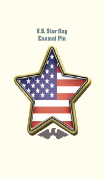 [LINE着せ替え] U.S. Star flag Enamel Pin 65の画像1
