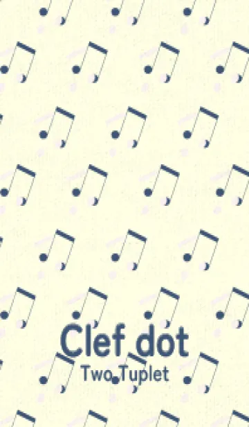 [LINE着せ替え] 2連符柄  桜色の画像1