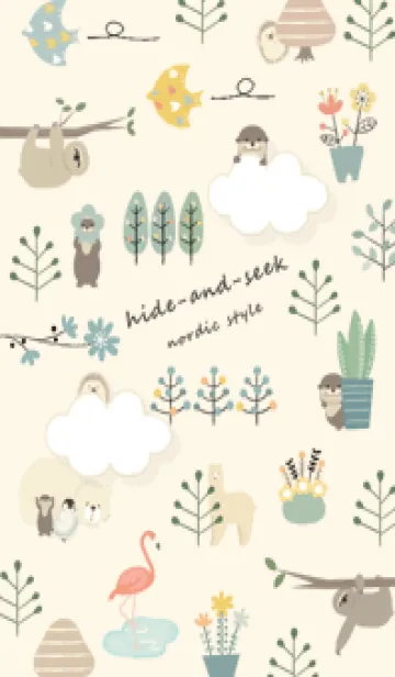 [LINE着せ替え] yellow♡かくれんぼ15_1の画像1