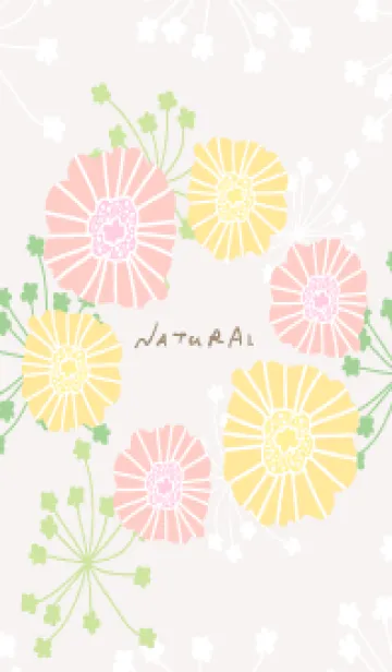 [LINE着せ替え] 花と可愛い葉10の画像1