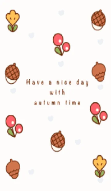 [LINE着せ替え] Happy autumn time 6の画像1