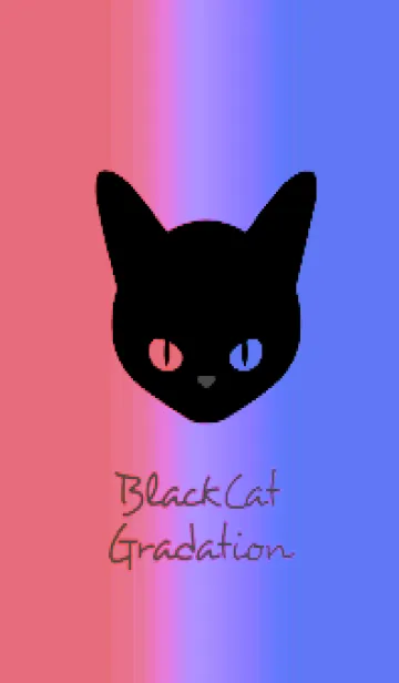 [LINE着せ替え] ブラック キャットの画像1