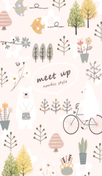 [LINE着せ替え] babypink♡待ち合わせ09_1の画像1