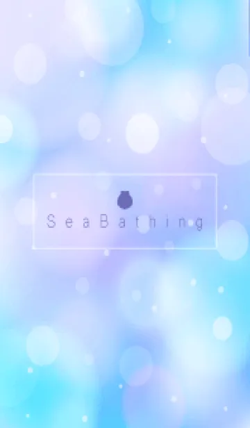 [LINE着せ替え] Sea Bathing-PURPLE&BLUE 15の画像1