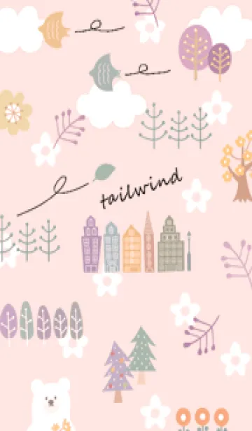 [LINE着せ替え] babypink♡追い風09_1の画像1