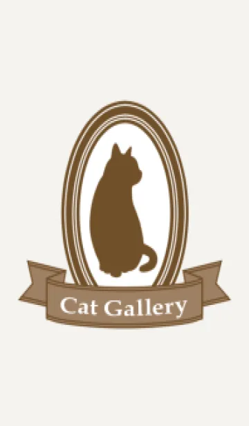 [LINE着せ替え] Cat Gallery【Sepia】の画像1