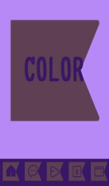 [LINE着せ替え] purple color O36の画像1