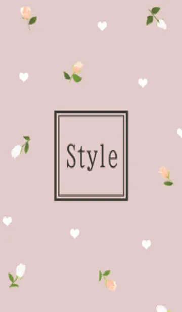 [LINE着せ替え] pink beige♡style02_1の画像1