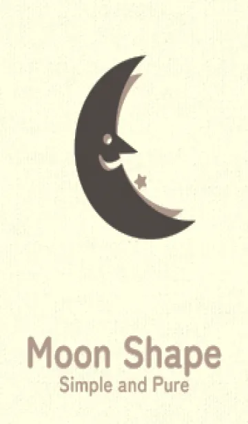 [LINE着せ替え] 月型の着せかえ トープの画像1