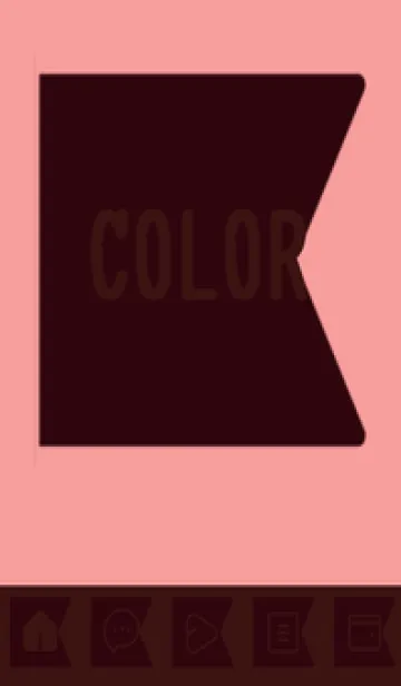 [LINE着せ替え] red color O36の画像1