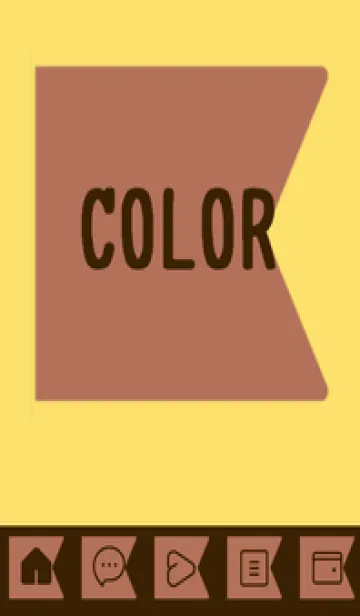 [LINE着せ替え] yellow color O36の画像1