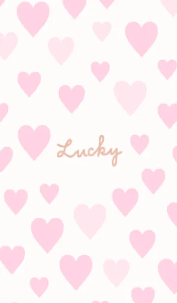 [LINE着せ替え] たくさんハート シンプル22の画像1