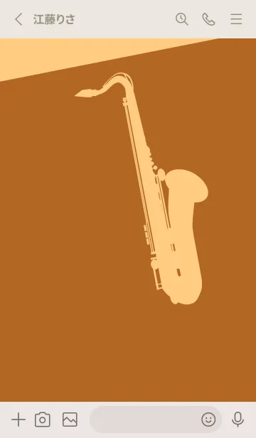 [LINE着せ替え] Saxophone CLR オータムリーフの画像2