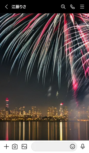 [LINE着せ替え] 夏夜のカケラ#IaF015。の画像2