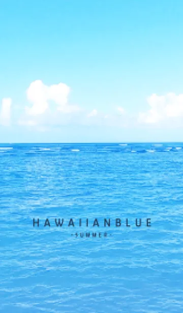 [LINE着せ替え] HAWAIIAN BLUE-SUMMER MEKYM 14の画像1