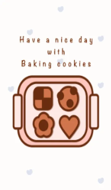 [LINE着せ替え] Baking cookies 7の画像1
