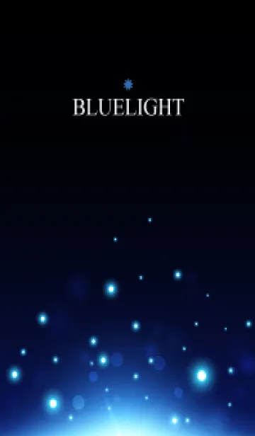 [LINE着せ替え] BLUE LIGHT-BLACK-4の画像1