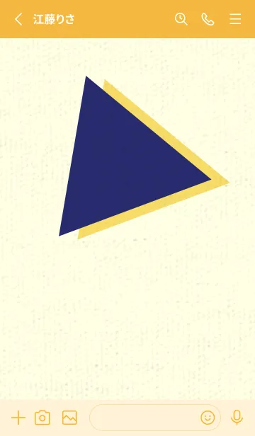 [LINE着せ替え] 三角型の着せかえ マルベリーの画像2