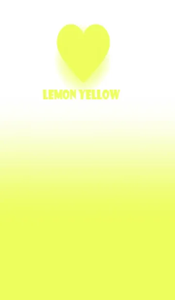 [LINE着せ替え] Lemon yellow & White Theme V.5 (JP)の画像1