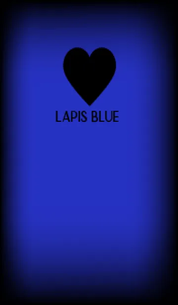 [LINE着せ替え] Black & Lapis Blue Theme V5 (JP)の画像1