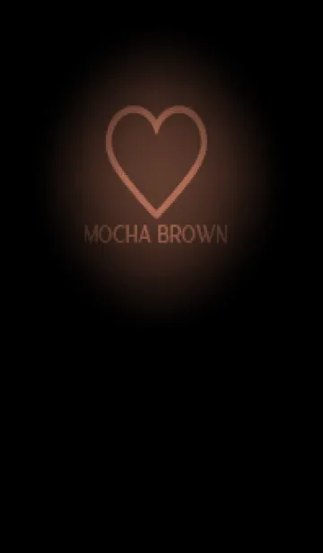 [LINE着せ替え] Mocha Brown Neon Theme V5 (JP)の画像1