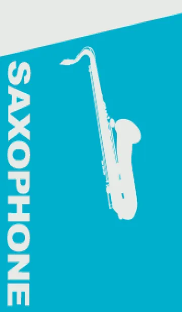 [LINE着せ替え] Saxophone CLR ターコイズブルーの画像1