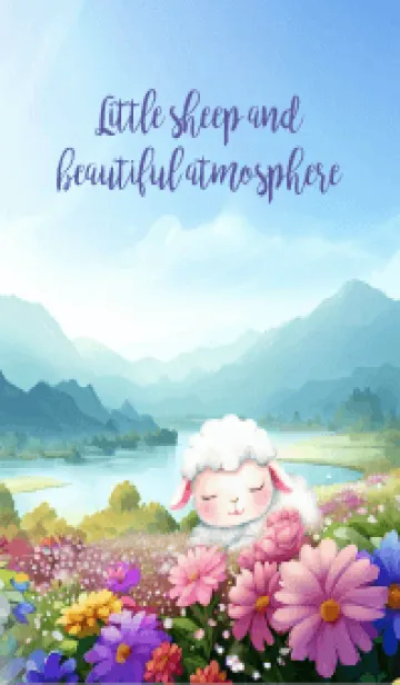 [LINE着せ替え] Little sheep and beautiful atmosphereの画像1