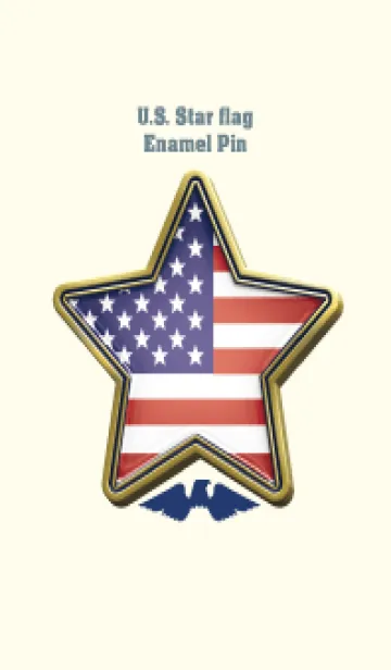 [LINE着せ替え] U.S. Star flag Enamel Pin 66の画像1