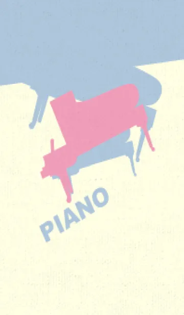 [LINE着せ替え] Piano CLR フクシャピンクの画像1
