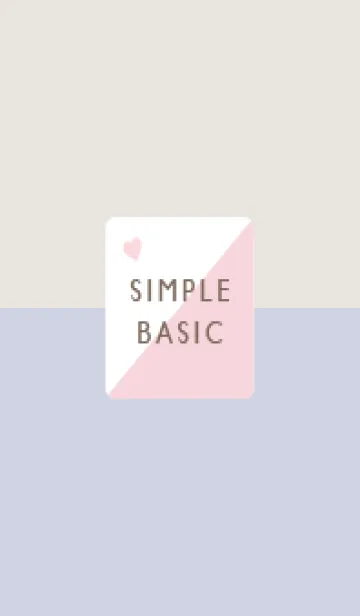 [LINE着せ替え] SimpleSweet♡ラベンダーの画像1