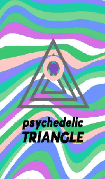 [LINE着せ替え] サイケデリック トライアングル 265の画像1