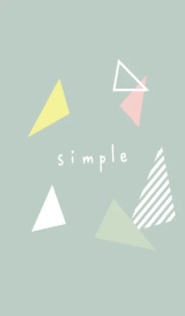 [LINE着せ替え] オシャレ 三角19の画像1