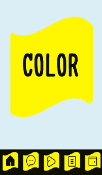 [LINE着せ替え] blue color P37の画像1