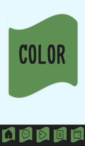 [LINE着せ替え] blue color P39の画像1