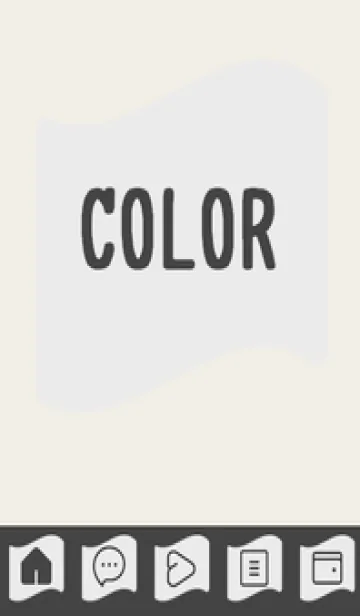 [LINE着せ替え] brown color P37の画像1