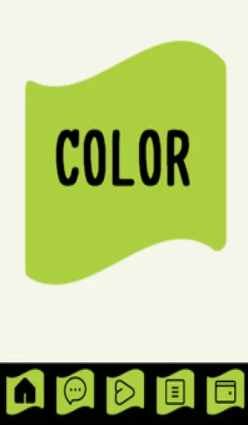 [LINE着せ替え] green color P73の画像1