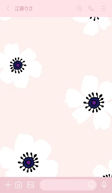 [LINE着せ替え] アネモネ シンプル24の画像2