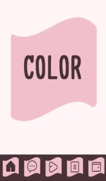 [LINE着せ替え] pink color P40の画像1