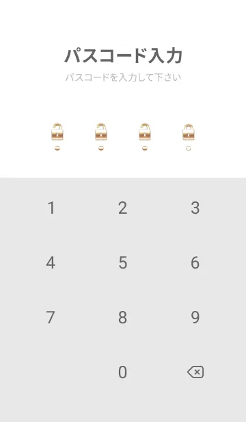 [LINE着せ替え] 【 B&C 】Initial Theme Gold - ホワイトの画像4